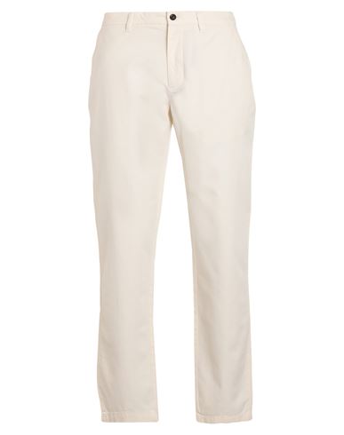 Tommy Hilfiger Man Pants Ivory Size 35w-32l Cotton, Linen, Elastane In White