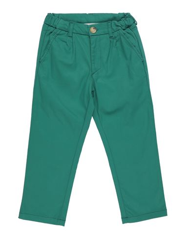 Bonpoint Toddler Boy Pants Green Size 4 Cotton, Elastane In Green