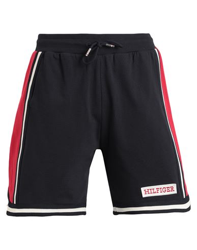 Tommy Hilfiger Man Shorts & Bermuda Shorts Midnight Blue Size L Cotton, Polyester