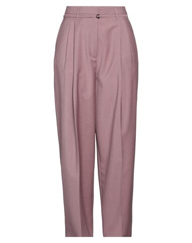 Shop Christian Wijnants Woman Pants Pastel Pink Size 8 Virgin Wool, Mohair Wool