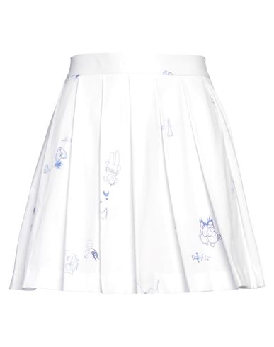Shop Vetements Woman Mini Skirt White Size S Cotton