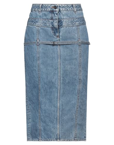 Shop Jacquemus Woman Denim Skirt Blue Size 28 Re-used Cotton