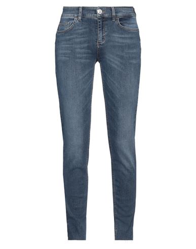 Liu •jo Woman Jeans Blue Size 31 Cotton, Elastane In Blue
