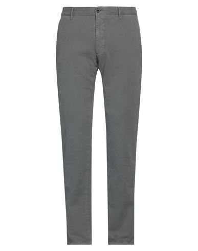 Shop Incotex Man Pants Grey Size 35 Cotton, Elastane