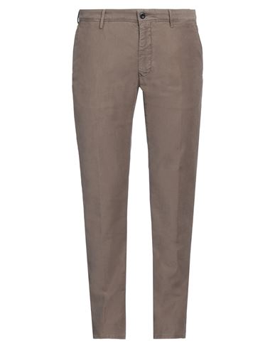 Incotex Man Pants Lead Size 38 Cotton, Elastane In Grey