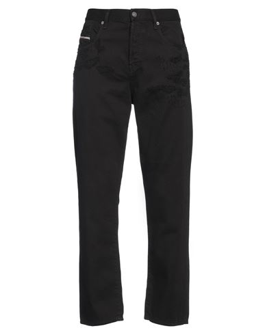 Shop Diesel Man Jeans Black Size 34w-30l Cotton