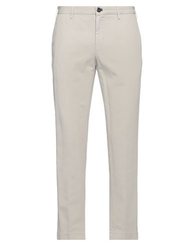 Shop Incotex Man Pants Light Grey Size 32 Cotton, Linen