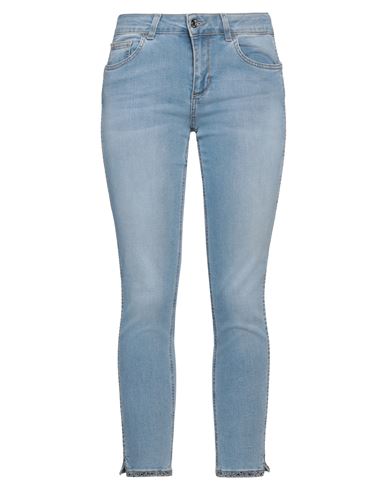 Liu •jo Woman Jeans Blue Size 32w-28l Cotton, Elastane
