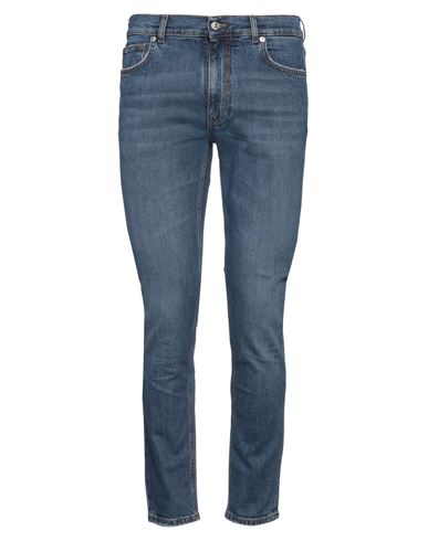 Shop Grifoni Man Jeans Blue Size 34 Cotton, Elastane