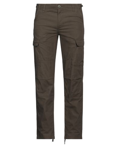 Carhartt Man Pants Military Green Size 29w-30l Cotton