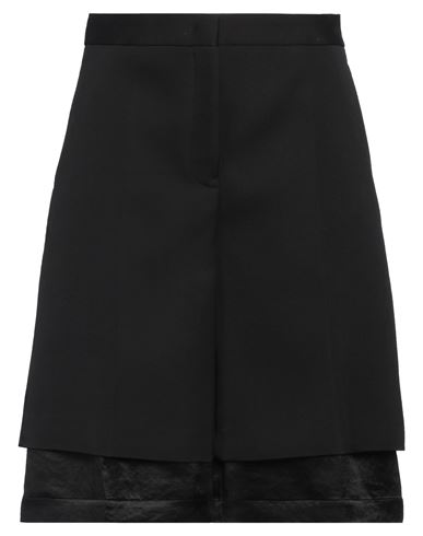 Shop Jil Sander Woman Shorts & Bermuda Shorts Black Size 2 Virgin Wool, Acetate