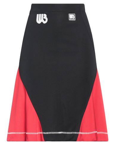 Shop Wales Bonner Woman Midi Skirt Black Size S Polyester