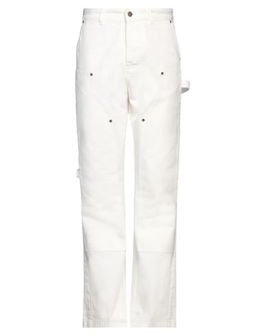 Shop Darkpark Man Pants White Size 34 Cotton