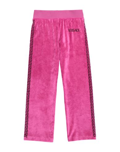 Shop Versace Young Toddler Girl Pants Fuchsia Size 6 Polyester, Elastane, Glass, Cotton In Pink