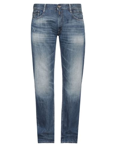 Replay Man Jeans Blue Size 32w-34l Organic Cotton