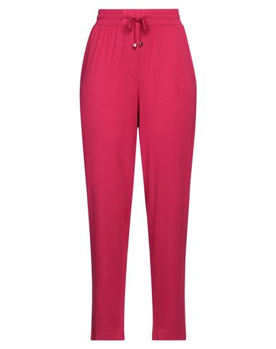 Shop Clips Woman Pants Fuchsia Size L Viscose, Elastane In Pink