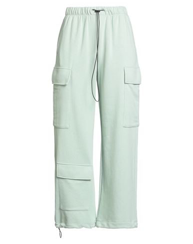 Vicolo Woman Pants Light Green Size M Cotton, Polyester In Green