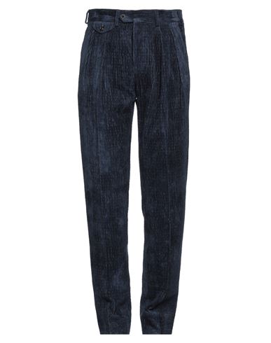 Lardini Man Pants Navy Blue Size 38 Viscose, Cotton, Elastane