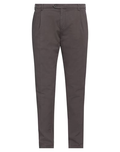 Lardini Man Pants Lead Size 40 Cotton, Elastane In Gray
