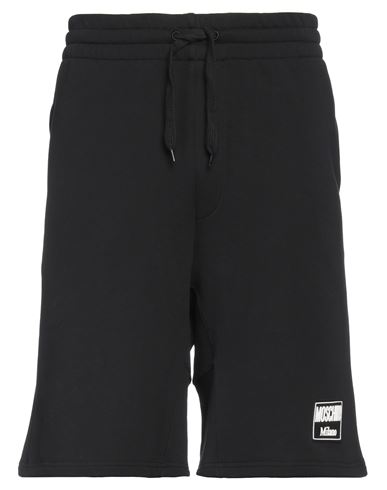 Moschino Man Shorts & Bermuda Shorts Black Size 40 Cotton