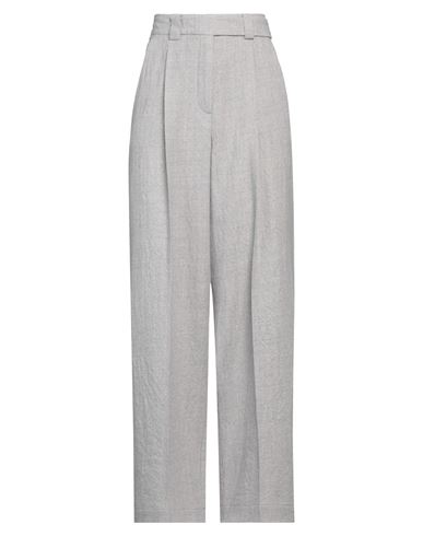 Shop Alysi Woman Pants Grey Size 6 Virgin Wool