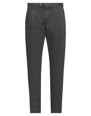 Shop Gta Il Pantalone Man Pants Lead Size 38 Cotton, Elastane In Grey