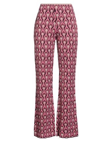 Maliparmi Malìparmi Woman Pants Pink Size M Viscose, Polyester, Lurex In Multi