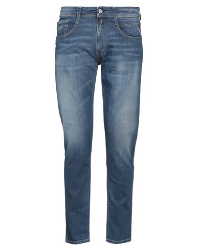 Replay Man Jeans Blue Size 32w-32l Cotton, Elastane