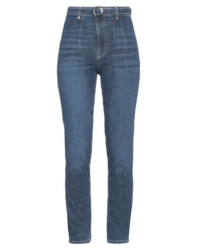 Shop Guess Woman Jeans Blue Size 32w-29l Cotton, Polyester, Elastane
