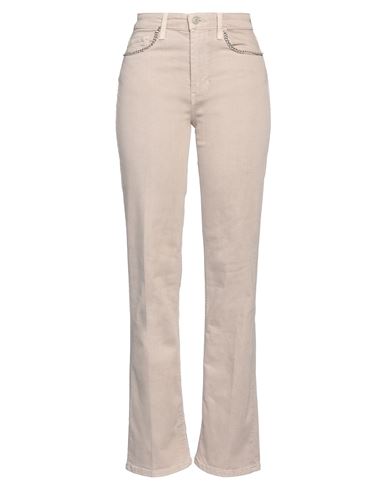 Shop Guess Woman Jeans Beige Size 30w-35l Cotton, Polyester, Elastane