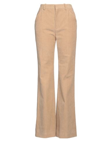 Shop Chloé Woman Pants Beige Size 8 Cotton