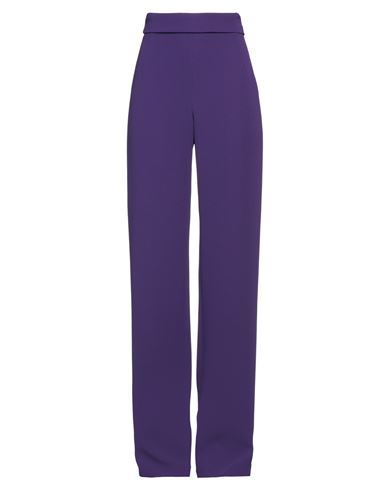 Shop Dries Van Noten Woman Pants Dark Purple Size 4 Polyester
