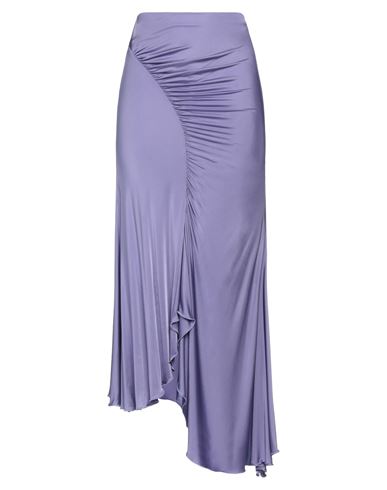 Blumarine Woman Maxi Skirt Purple Size 8 Viscose