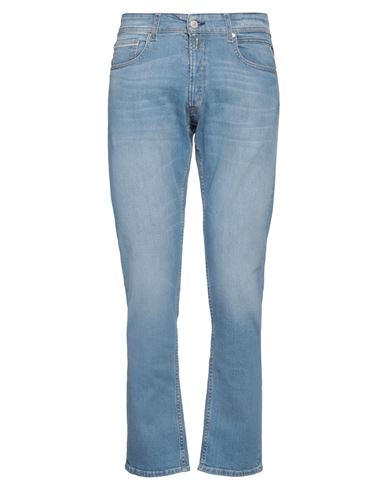 Shop Replay Man Jeans Blue Size 34w-32l Organic Cotton, Elastane