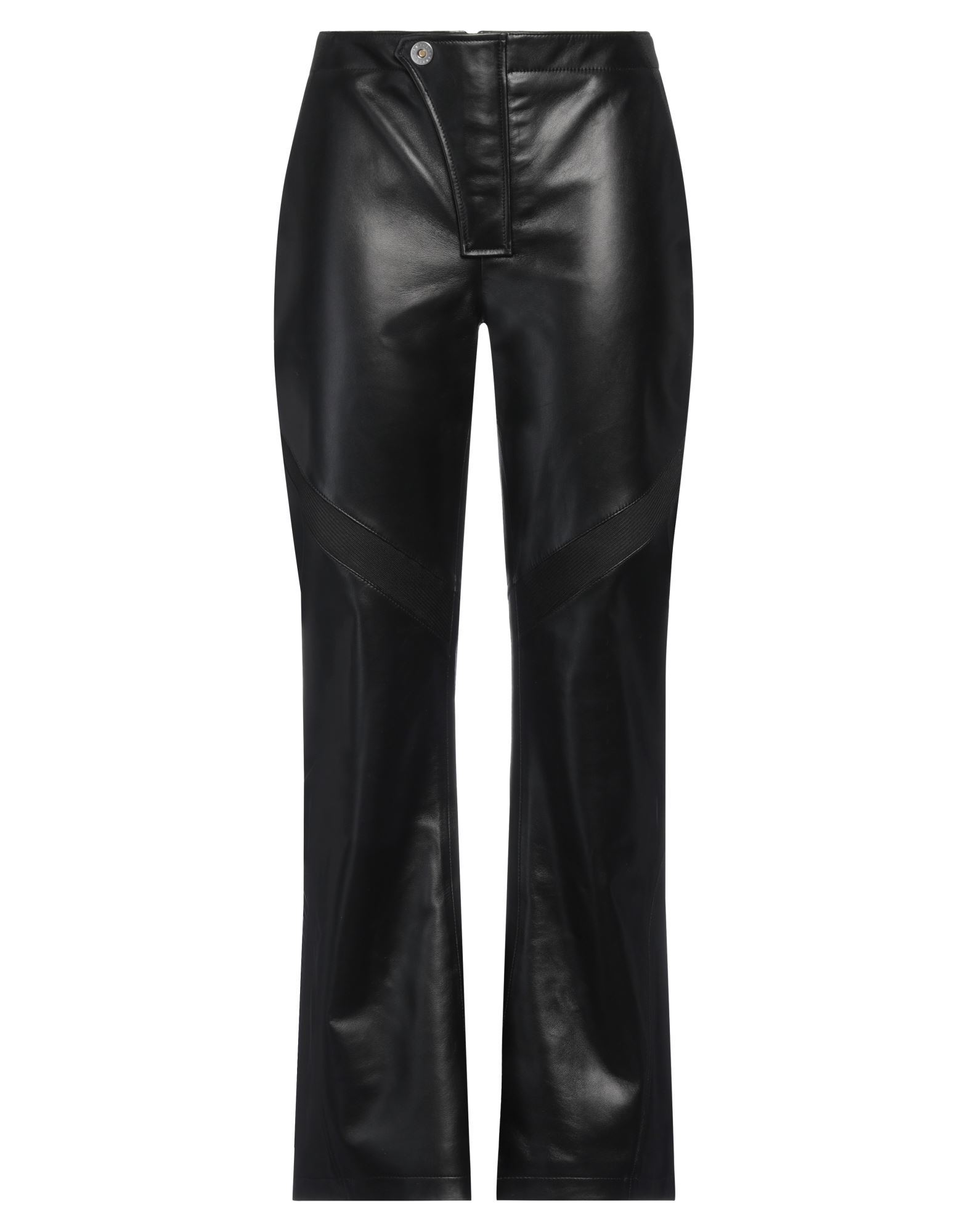 《セール開催中》DION LEE レディース パンツ ブラック XS 革（なめし加工） 100% / ポリエステル
