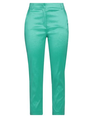 Hanita Woman Pants Green Size 14 Polyester, Nylon, Elastane