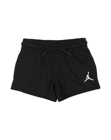 Jordan Babies'   Essentials Shorts Toddler Girl Shorts & Bermuda Shorts Black Size 4 Cotton, Polyester