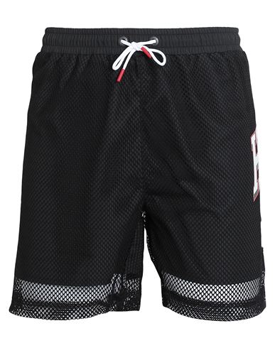 Shop Hugo Man Shorts & Bermuda Shorts Black Size Xl Polyamide, Elastane