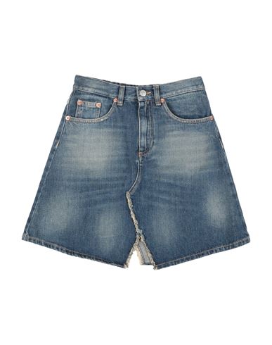 Mm6 Maison Margiela Toddler Girl Denim Skirt Blue Size 6 Cotton In Blue