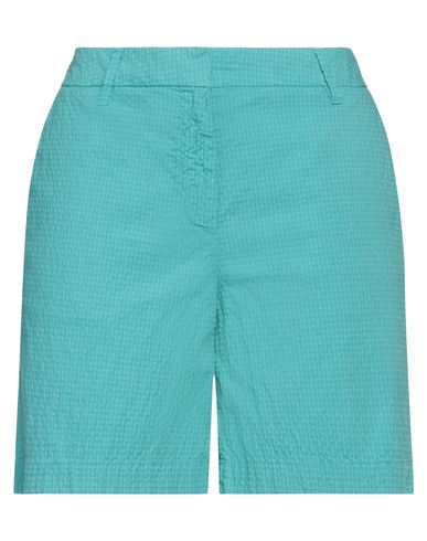 Shop Jacob Cohёn Woman Shorts & Bermuda Shorts Green Size 12 Cotton, Polyester, Elastane