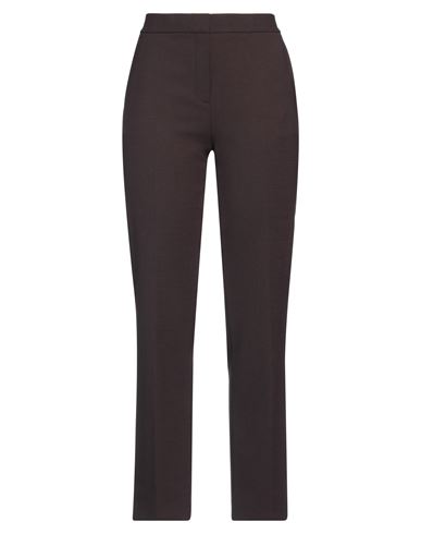 Theory Woman Pants Black Size 6 Wool, Polyester, Elastane In Brown