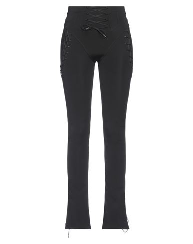 Off-white Woman Pants Black Size M Viscose, Polyamide, Elastane In Black