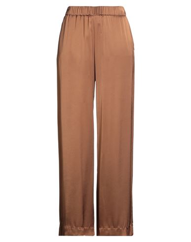 Ottod'ame Woman Pants Brown Size 8 Viscose In Brown