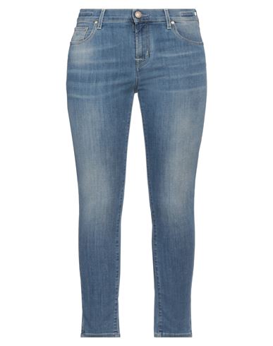 Jacob Cohёn Woman Jeans Blue Size 32 Cotton, Lyocell, Polyester, Elastane In Blue