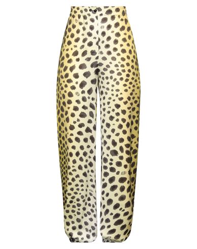 Attico The  Woman Pants Light Yellow Size 6 Viscose In Yellow