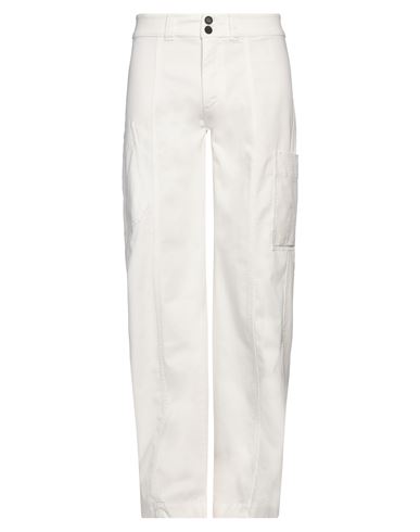 The Seafarer Man Pants White Size 44 Cotton, Elastane In White