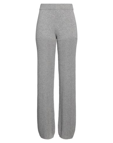 Shop Vicolo Woman Pants Grey Size Onesize Viscose, Polyamide, Wool, Cashmere