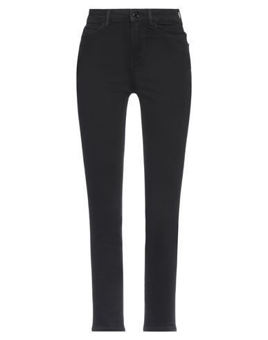 Guess Woman Jeans Black Size 30w-29l Cotton, Elastomultiester, Elastane In Black