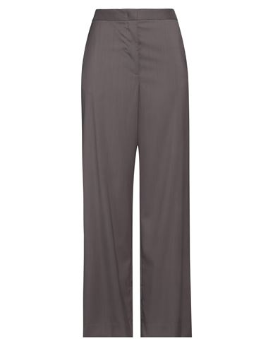 Fabiana Filippi Woman Pants Lead Size 10 Merino Wool In Grey