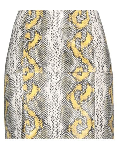 Dorothee Schumacher Woman Mini Skirt Off White Size 2 Lambskin In Off White
